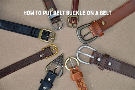 how to attach gucci belt buckle